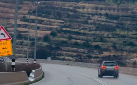 فيديو من مدخل حلحول الشمالي الحواور الى المدخل الشرقي النبي يونس