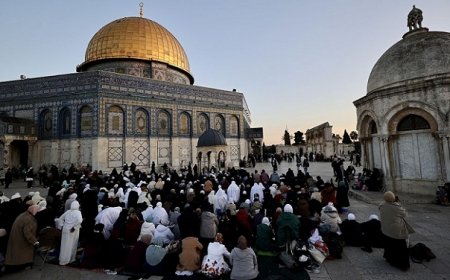 إحياءً لذكرى الإسراء والمعراج .. الآلاف يتوافدون للمسجد الأقصى
