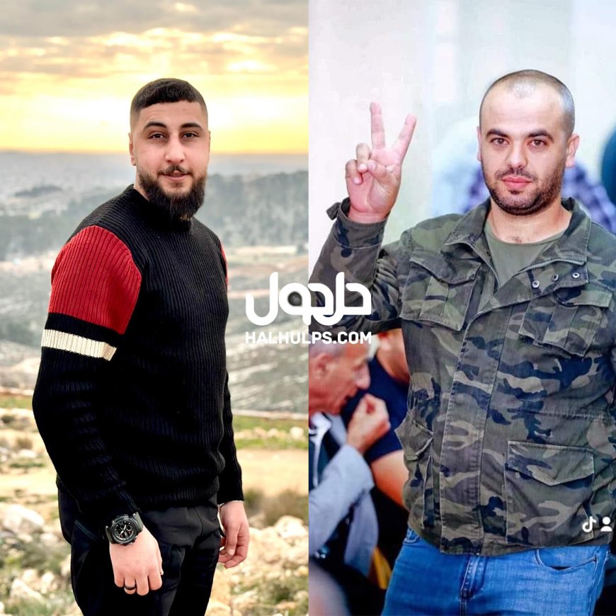 قوات الاحتلال تعتقل الشاب محمد سعدي منصور والشاب احمد خضر ابودنهش