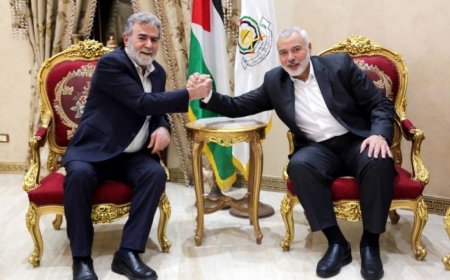 هنية يهنئ القائد النخالة بإعادة انتخابه أمينًا عامًا لحركة "الجهاد"