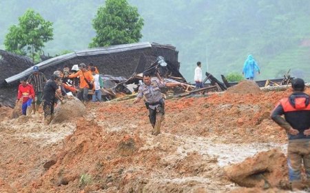 أندونيسيا: 11 لقوا حتفهم وعشرات المفقودين جراء انزلاق تربة