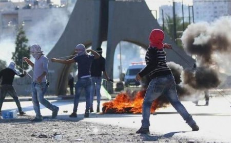 مواجهات مع الاحتلال عقب اقتحامها بلدة بيتونيا غرب مدينة رام الل