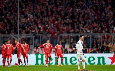 ايرن ميونخ الألماني يقصي باريس سان جيرمان من دوري أبطال أوروبا