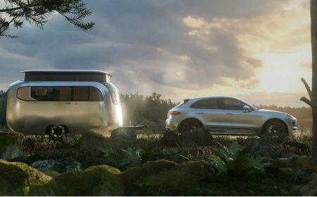 مفهوم مستقبلي جديد لمقطورة السفر والمغامرة تكشف عنه بورش و Airstream