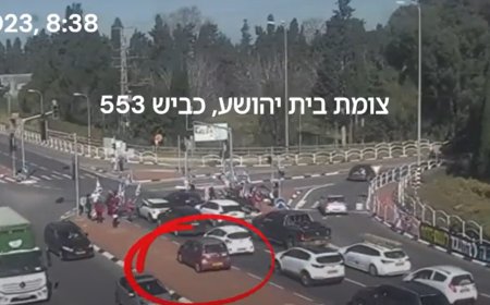 مستوطن يحاول دهس متظاهرين ضد حكومة نتنياهو قرب نتانيا بالداخل الفلسطيني المحتل