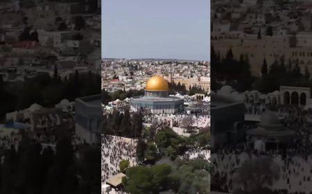 اجمل ثلاث ثواني المسجد الاقصى اول جمعة في رمضان 2023