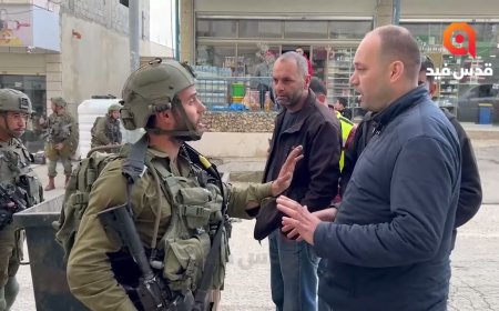 قوات الاحتلال تعرقل حركة المواطنين في بلدة حوارة جنوب نابلس