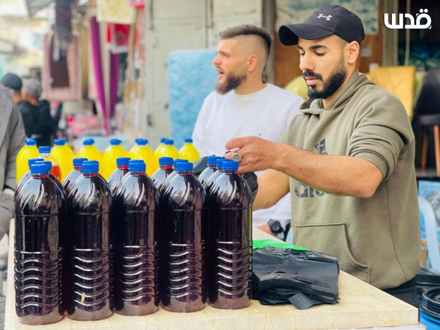 الأجواء الرمضانية قبيل الإفطار في نابلس 24 مارس 2023 - الجمعة