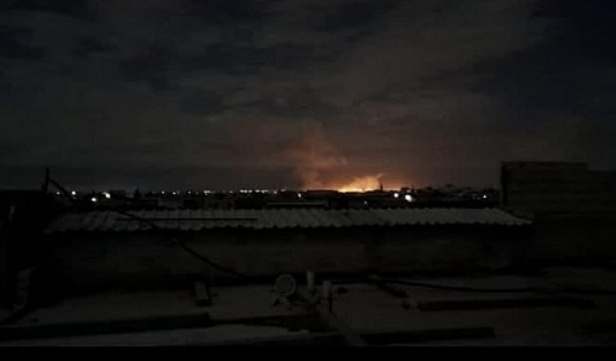 عدوان الإحتلال الإسرائيلي على مواقع عسكريّة في محيط دمشق بسوريا