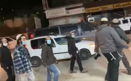 إصابتين خلال تصديهم لهجوم المستوطنين في بلدة ديردبوان شرق رام الله