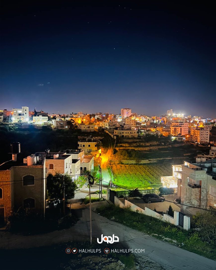 ليلة 12 رمضان في مدينة حلحول