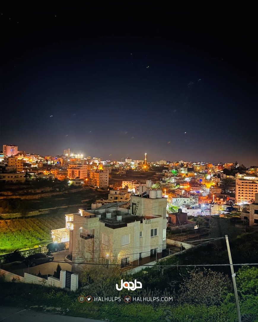 ليلة 12 رمضان في مدينة حلحول