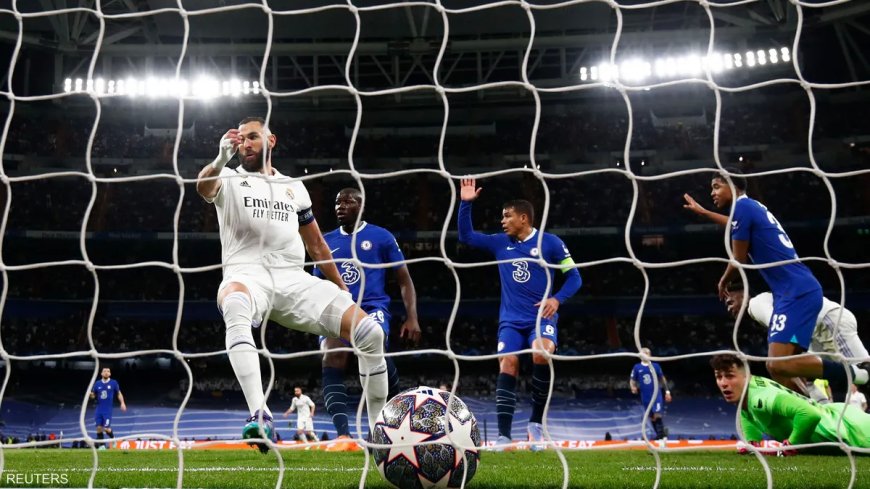 ربع نهائي دوري أبطال أوروبا: تقدم ريال مدريد لمباراة الإياب بنتيجة 0: 2 على تشيلسي