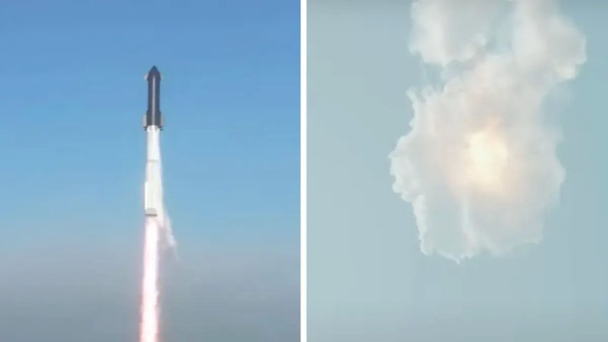تنتهي محاولة الإطلاق المدارية الأولى لـ Starship لـ SpaceX بانفجار دراماتيكي