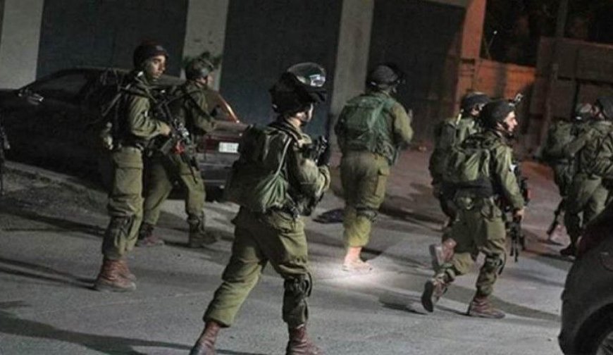 اقتحام قوات الاحتلال فجر اليوم بلدة سلواد شمال شرق رام الله واعتقال شاب