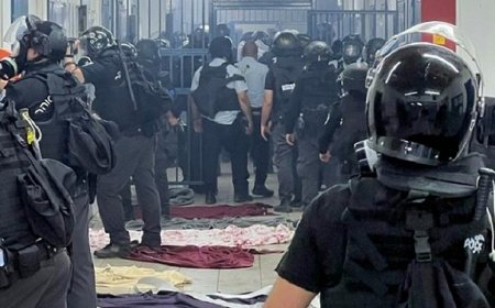 ‏اقتحام قسم 3 بسجن نفحة والتنكيل بالأسرى