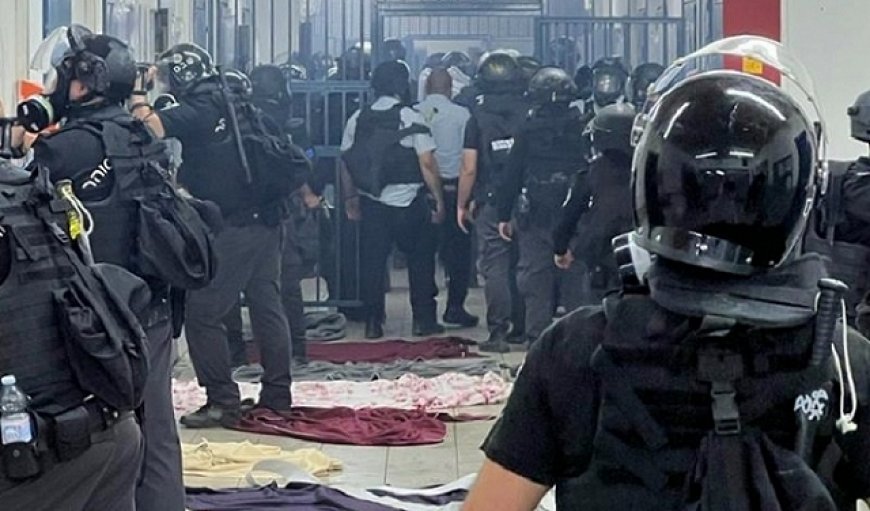 ‏اقتحام قسم 3 بسجن نفحة والتنكيل بالأسرى