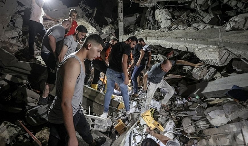 21 شهيدا و79 إصابة معظمهم أطفال ونساء في قصف منازل في خان يونس