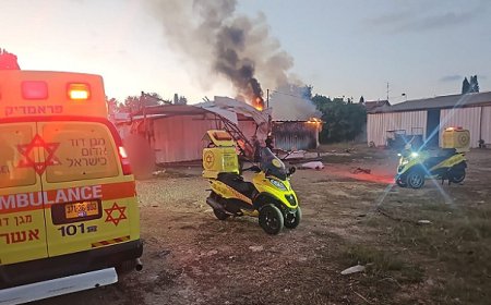 قتيلان بسقوط قذيفة في نهريا ورشقة صاروخية نحو تل أبيب والمنطقة