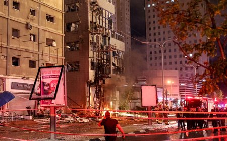 مصابون إثر رشقة صاروخية صوب منطقة تل أبيب وقصف إسرائيلي على لبنان